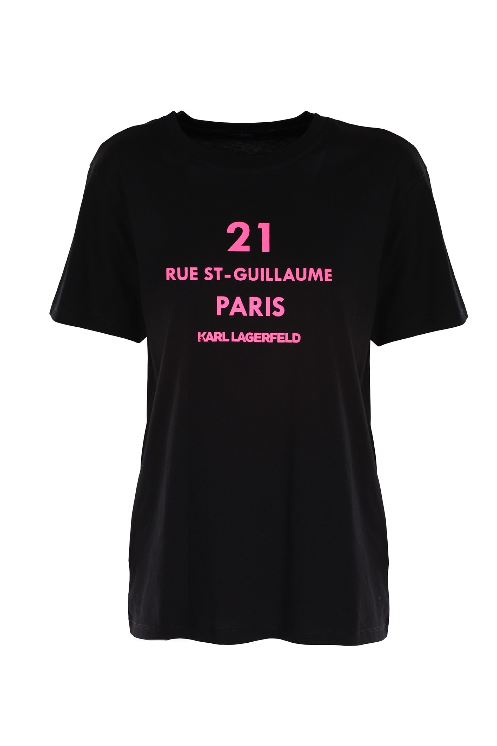 shop KARL LAGERFELD Saldi T-shirt: Karl Lagerfeld t-shirt Rue St-Guillaume.
Girocollo.
Maniche corte.
Stampa con logo Karl sul petto.
Vestibilità regular.
Composizione: 100% cotone.. 20KW201W1755-N number 9041186